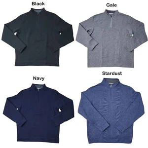 Peter Millar Soft Warm Long Sleeve Quarter Zip Sweater - Picture 1 of 8