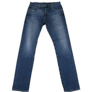 Adriano Goldschmied AG Everett Slim Straight Jeans Hose 32x34 blau - Bild 1 von 12