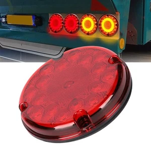 12V Yellow Red LED Beacon Light Essential Safety Addition for Bus Campers - Picture 1 of 17