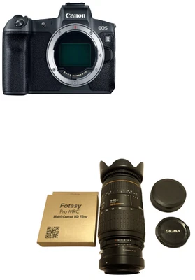 Canon EOS R-mount adapted Sigma 70-300 mm F/4-5.6 D Telephoto Zoom Lens. - Image 1 of 4