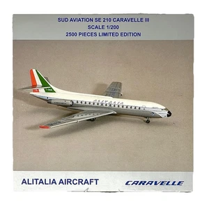 Sud Aviation Alitalia SE 210 Caravelle III Scale 1/200 Airplane Model NIB New - Picture 1 of 9