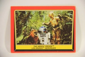 Star Wars ROTJ 1983 Trading Card #129 The Heroic Droids FR-ENG Canada L004504 - Picture 1 of 2