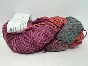 Interlacements Carolina handgefärbtes Baumwollmischgarn rosa korallengrün 310y 8oz - Bild 1 von 9