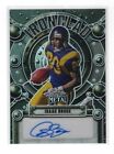 2024 Leaf Metal Football ISAAC BRUCE Ironclad Silver Prismatic Auto /10 Rams SP