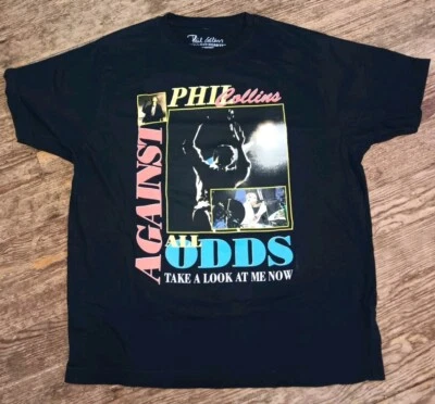 Camiseta Phil Collins Against All Odds Still Not Dead Yet 2019 World Tour XL rara Foto 1 de 4