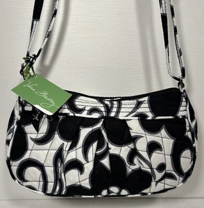 VERA BRADLEY Frannie Crescent Floral Night & Day Crossbody Shoulder Bag NEW - Picture 1 of 13
