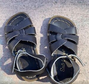Salt Water Sandals,original style 883, Brown leather sandals, infant 7