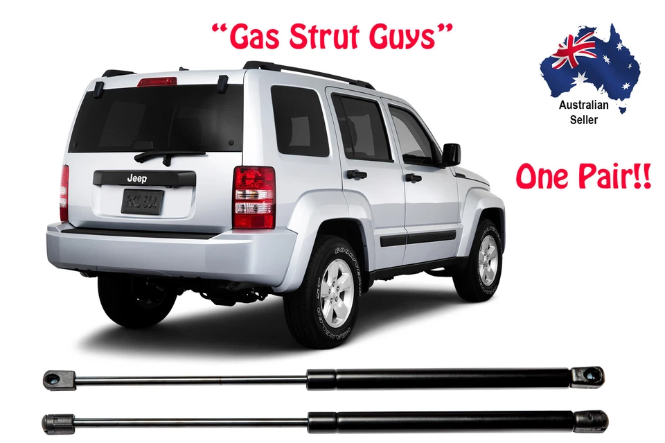 2 x NEW Gas Struts suit Jeep Cherokee KK Model WINDOW 2008 - 2013 Limited Sport  - image 1 of 3