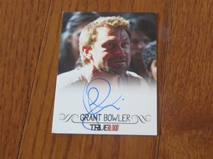 Grant Bowler Autographed Hand Signed Card True Blood Archives Cooter
