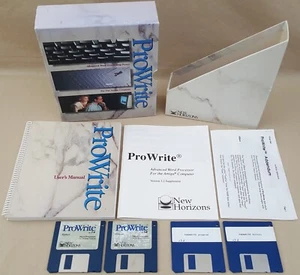 ProWrite v3.2 Word Processor ©1993 New Horizons for Commodore Amiga 2000 3000 - Imagen 1 de 8