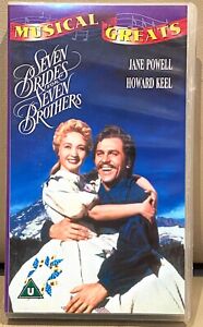 VHS NEW SEVEN BRIDES FOR SEVEN BROTHERS (1954) STILL SEALED PAST TIMES
