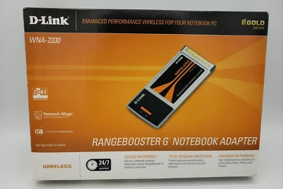 Adaptador inalámbrico con CD-ROM D-link Range Booster G WNA-2330 (790069288500) Foto 1 de 4