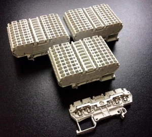 Lot of 31 Entrelec D2.5/5.4L Feed-Through Spring Clamp Terminal Block 600V 15A - Picture 1 of 3