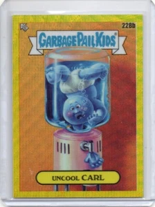 2023 Garbage Pail Kids C6 228b Uncool Carl Yellow Wave Refractor 113/275 FS&H - Picture 1 of 2