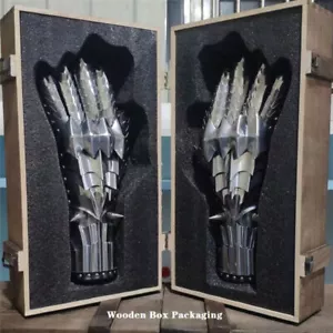 1:1 Der Herr der Ringe Sauron Metall Stahl Hand Rüstung tragbare Handschuhe Cosplay - Bild 1 von 24