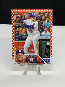 2023 Topps Series 1 CHRISTIAN VAZQUEZ Independence Day /76 #157 - Picture 1 of 2