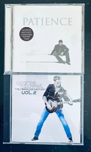 George Michael 2 used CDs Patience + REMIX Collection club hits remixes rare - Imagen 1 de 3