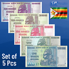 ZIMBABWE 1, 50, 100, 200, 500 Million Dollars 2008, USED Condition[TRILLION 100]