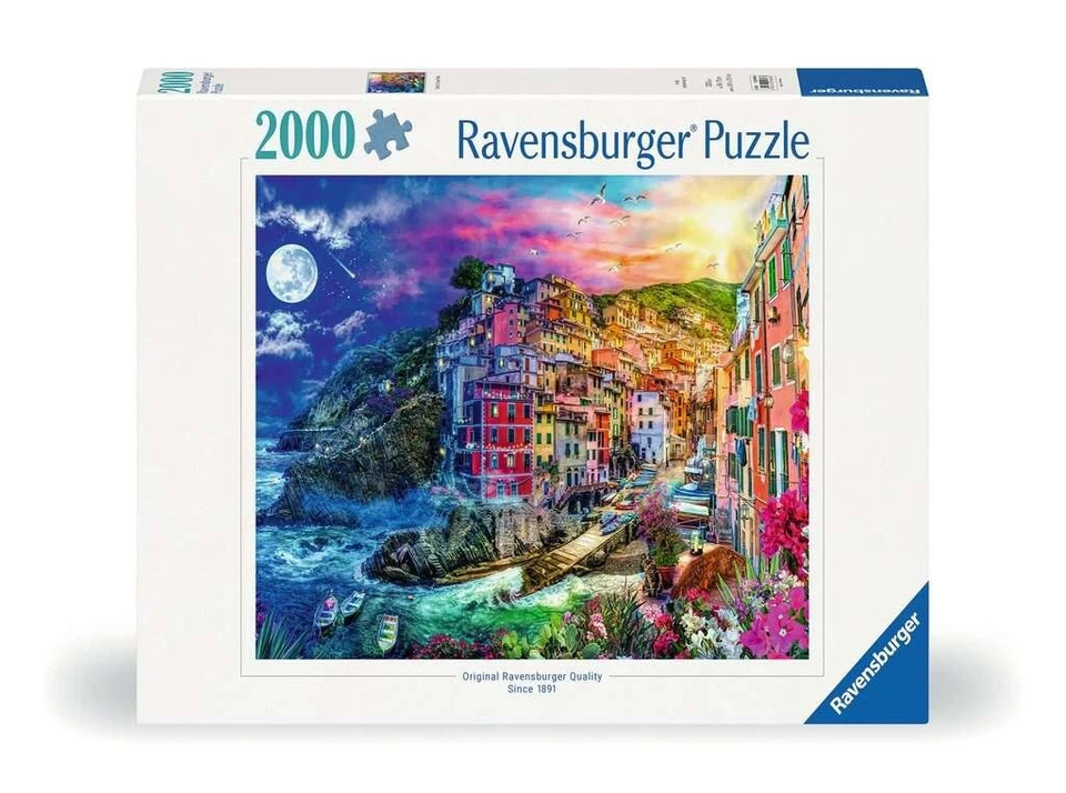 Ravensburger Puzzle 12000803 - Farbenfrohe Cinque Terre - 2000 Teile 17+Jahre