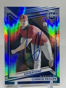 Elite Extra Edition 2022 Blu /349 Connor Prielipp #104 Minnesota Twins FIRMATO - Foto 1 di 3