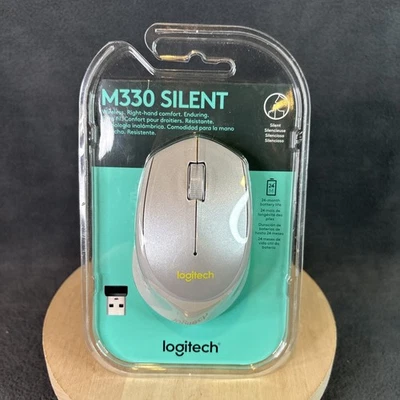 Logitech M330 Gray Silent Optical Wireless USB 910-004908 - New/Sealed - Image 1 of 3