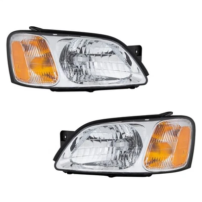 For Subaru Baja Headlight 2003-2006 Driver and Passenger Pair Halogen Baja/Sport - Image 1 of 4