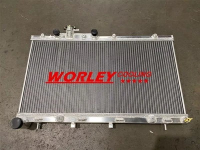Aluminum Radiator for SUBARU LEGACY H6 OUTBACK 3.0 1996-2003 97 98 99 00 01 02 - image 1 of 4