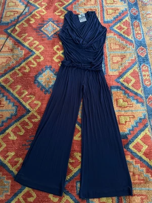 Jersey Young Fabulous & Broke Azul Marino Sin Mangas, Relajado, Pierna Ancha y Acampanada M Foto 1 de 4