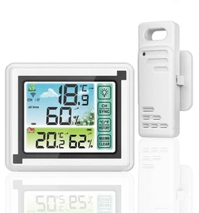 Innen Außen Thermometer Hygrometer Funk Fernbedienung Wetterstationen, Feucht... - Bild 1 von 8