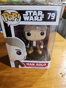 Funko Pop Star Wars The Force Awakens Han Solo Bobble-Head 79 - Picture 1 of 7