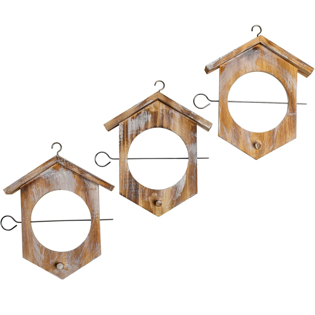 Dekoratives Taubenhaus Aus Holz – Weiß, Wetterfest, Mit Metallhülse, 88 Cm Hoch
