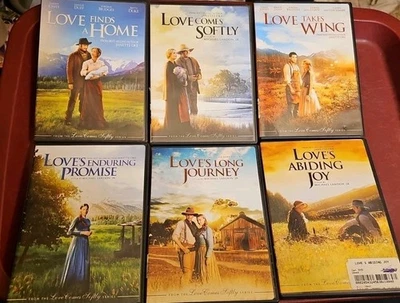 Janette Oke's Love Comes Softly (6 DVD Lot) Journey, Promise, Wing FREE SHIP Foto 1 de 2