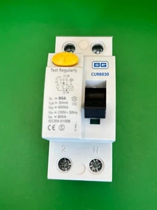 BG CUR8030 80A 30mA RCD - Bild 1 von 4