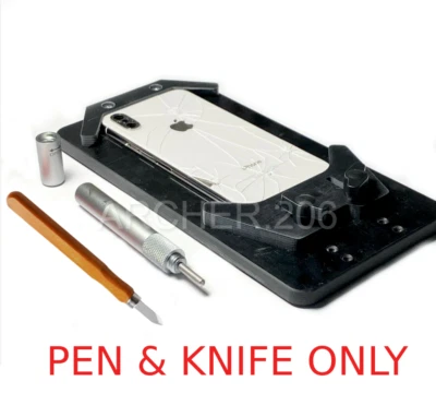 iPhone Trasero Trasero Vidrio Extracción Teléfono Herramientas Rompedor Pluma + Hoja Cuchillo Bisturí EE. UU. Foto 1 de 4
