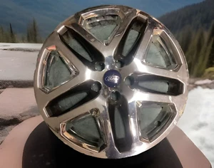 Hubcap, Wheel Cover: FORD Models Chrome With 5-Double Spokes 17 inch PN: 372X-17 - Bild 1 von 3