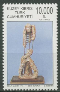 Escultura turco-chipre 1996 por la paz en Bosnia 419 sin usar - Imagen 1 de 1