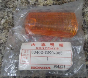 HONDA Genuine Parts RIGHT FRONT LENS 33402-GK0-003 OEM NOS - Picture 1 of 2