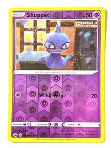 Shuppet 062/198 Reverse Holo Common Chilling Reign Pokemon Lightly Played LP - Picture 1 of 10