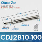 Cdj2b10/Cdj2d10-5/10/15/20/25 ~ 200 Pneumatikstift Typ Edelstahl Minizylinder