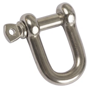 Schäkel Edelstahl für Stahlseil Drahtseil Karabiner Schaukel  Sonnensegel V4A - Picture 1 of 2