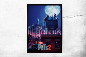 Secret Life of Pets 2019 Movie Poster Wall Art Maxi Prints New Film Cinema-1680