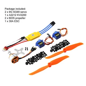 2200KV Brushless Motor 30A ESC Servo Propeller RC Fixed Wing Plane Helicopter Fs - Picture 1 of 15