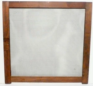 vintage* BRUNSWICK S-21 RADIO part: WOOD BACK DOOR w/ SCREEN  22 & 3/4" x 22" - Picture 1 of 3