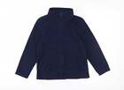 Tu Boys Blue Polyester Full Zip Sweatshirt Size 7 Years Zip