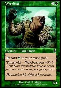 *MRM* FR/VF 4x Ours-garou - Werebear MTG ODY - Picture 1 of 1