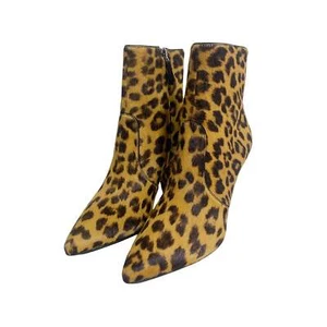 Botas de pelo de pony con estampado de leopardo PRADA - Imagen 1 de 12
