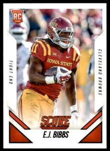 2015 Score E.J. Bibbs Rookie Cleveland Browns #401 - Picture 1 of 2