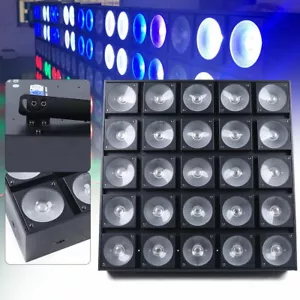 Stage Matrix 25 LED RGB 5x5 Tri-Colored Matrix Blinder Light DJ Effect Lighting - Picture 1 of 12