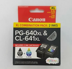 Canon PG640XL CL641XL Genuine Standard Ink Cartridges PIXMA MG2160 MG3160 MG3650 - Picture 1 of 4