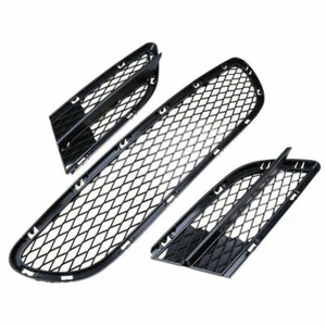 1 Set/3PCS Front Lower Bumper Grille Mesh Fit For BMW 3 Series E90 E91 - Picture 1 of 5